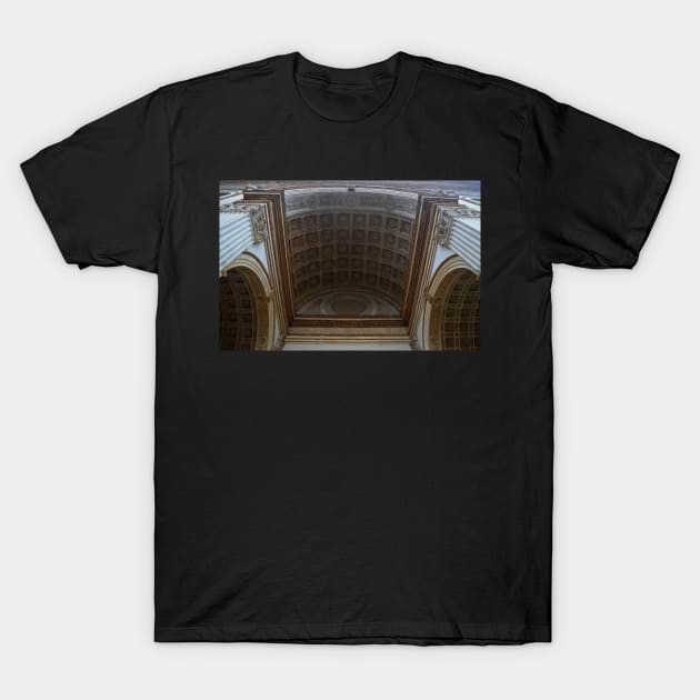 Sant Andrea Basilica Entrance Ceiling. Mantua, Italy T-Shirt by IgorPozdnyakov